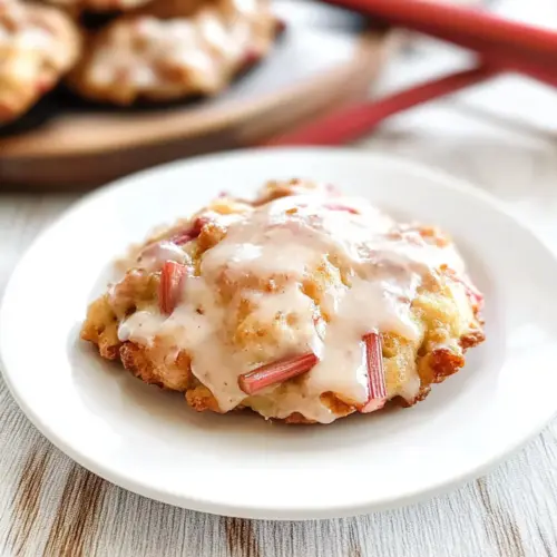 Baked Rhubarb Fritters