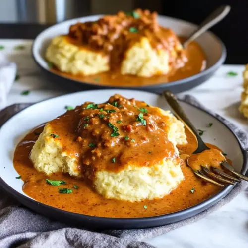 Biscuits and Chorizo Gravy