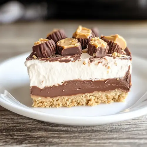 No Bake Chocolate Peanut Butter Delight