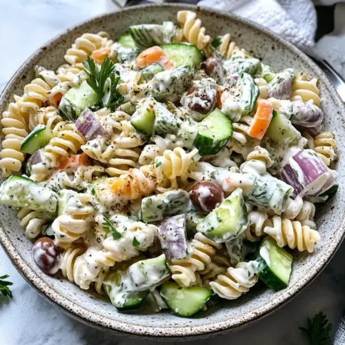 Tzatziki Pasta Salad Recipe