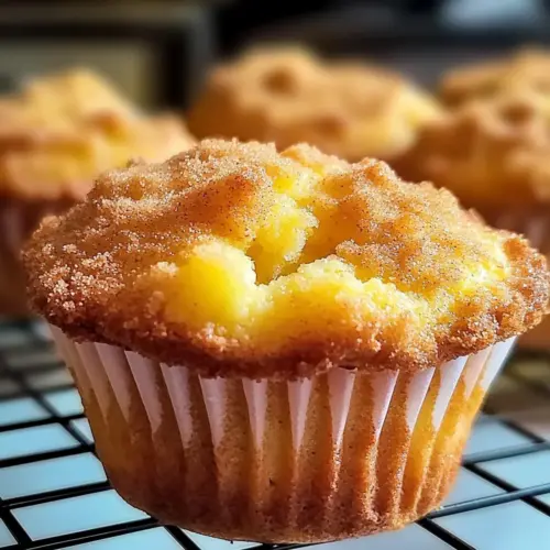 Peach Cobbler Muffins