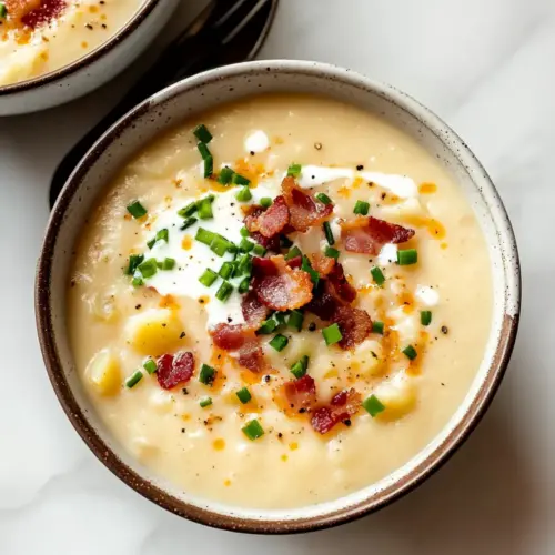 Roasted Garlic Potato Soup